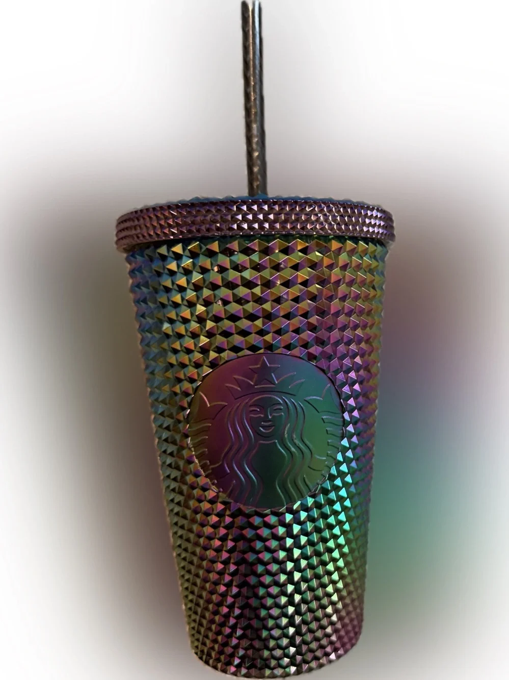 Starbucks Iridescent oil Silk  Studded Cup Grande
